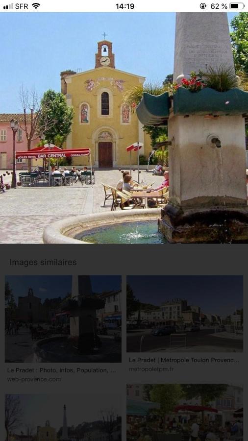 Maison "Les Vignes" Le Pradet Bagian luar foto